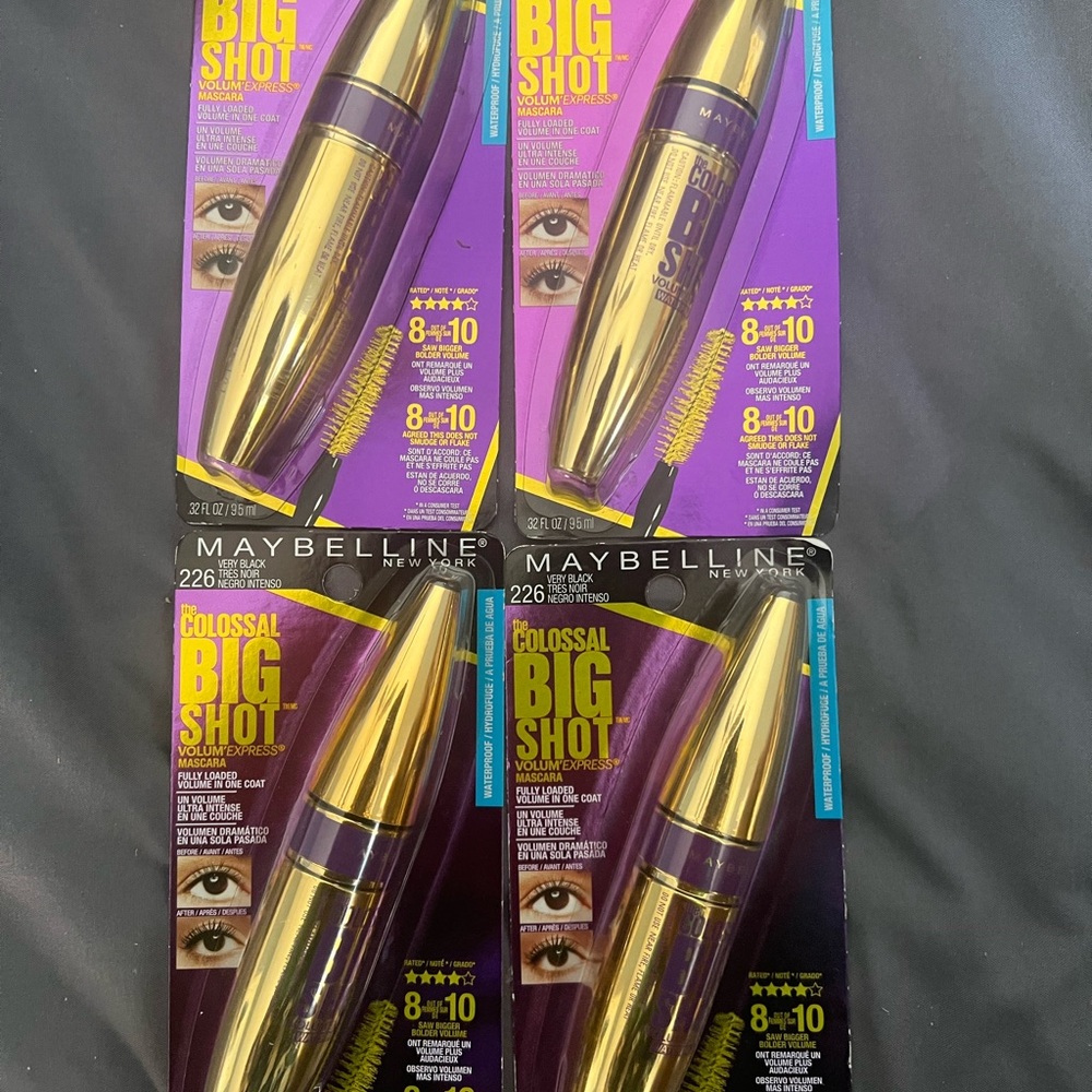 Maybelline Colossal Big Shot Mascara BUNDLE